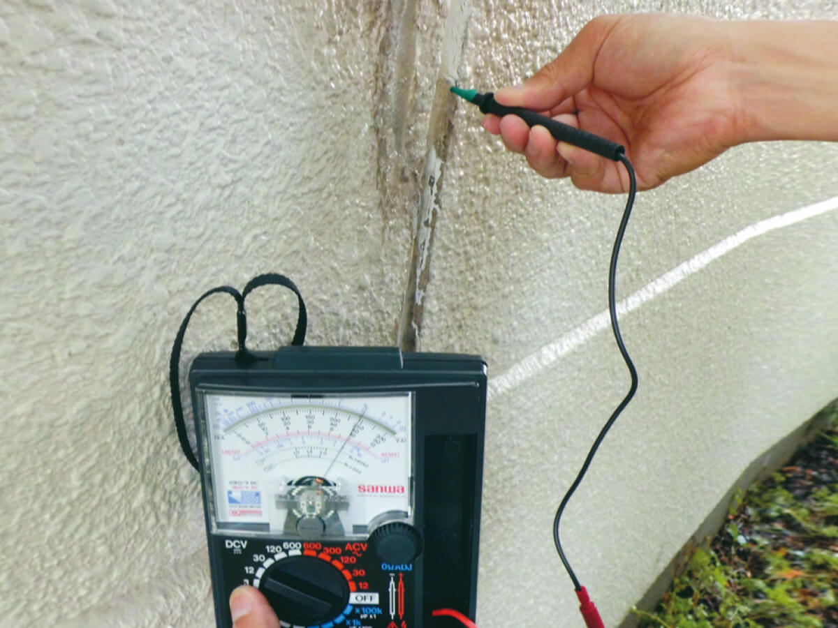 INDIの漏水診断〜電気抵抗値調査