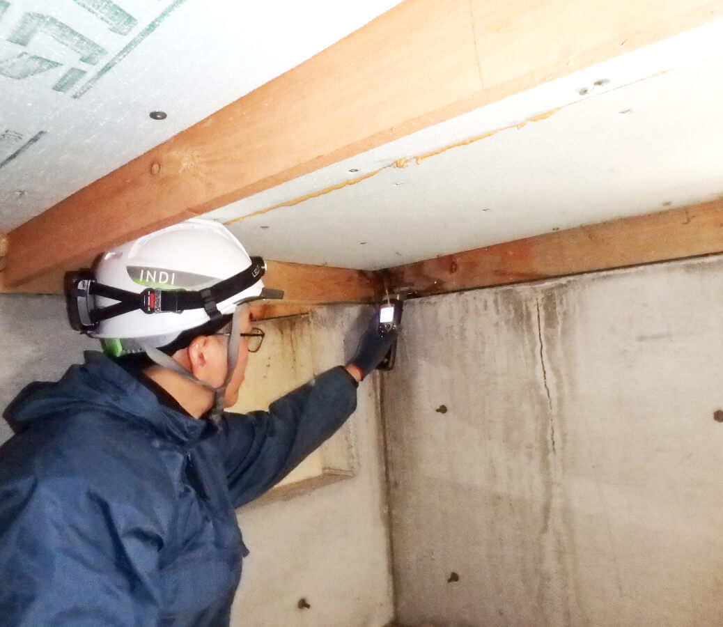 INDIの劣化診断〜床下劣化調査