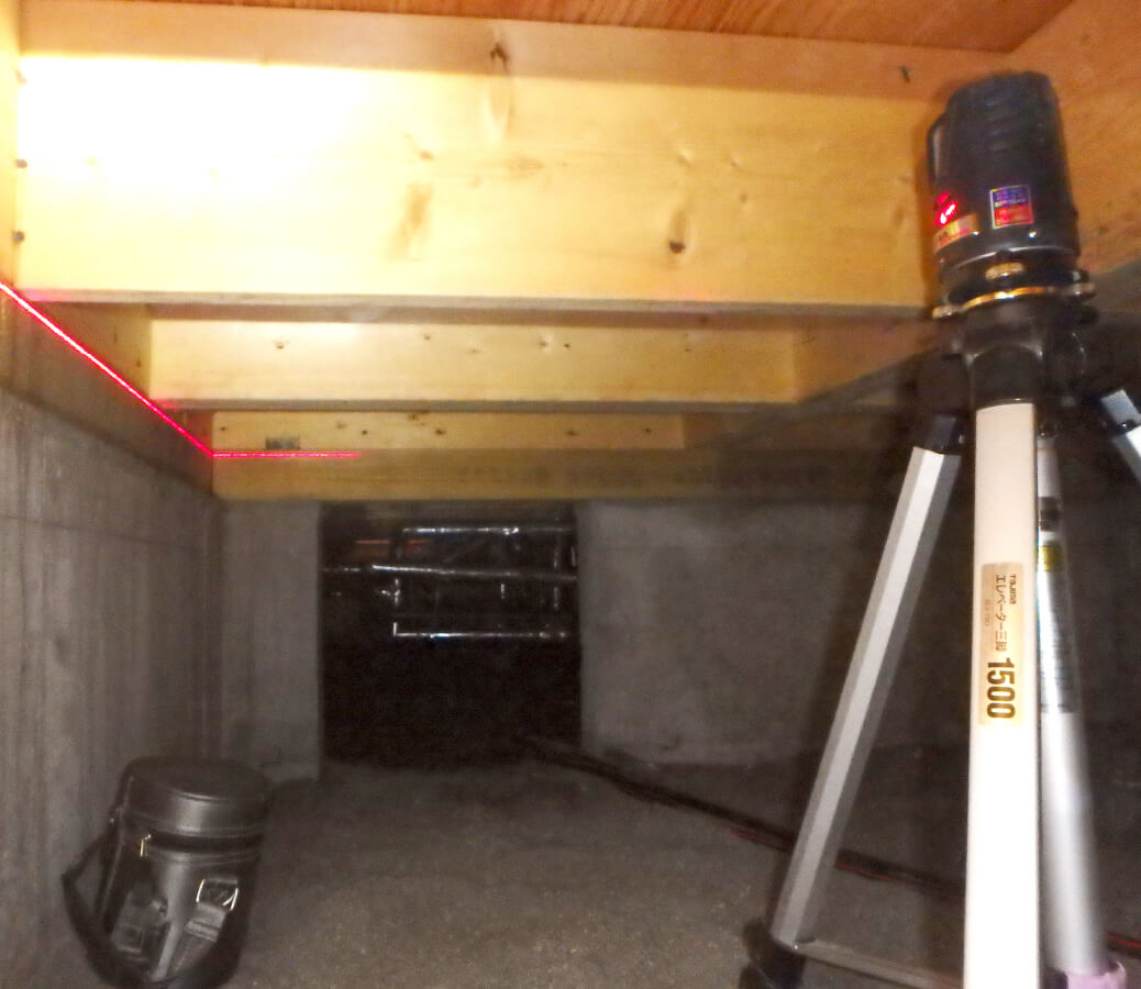 INDIの劣化診断〜傾斜測定