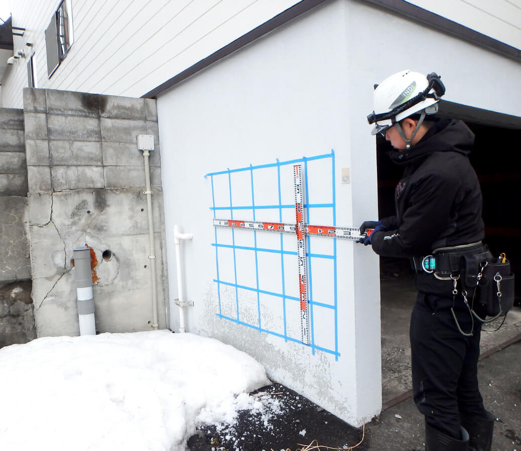 INDIの劣化診断〜基礎配筋調査