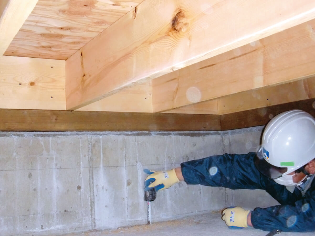 INDIの構造体診断〜床下調査