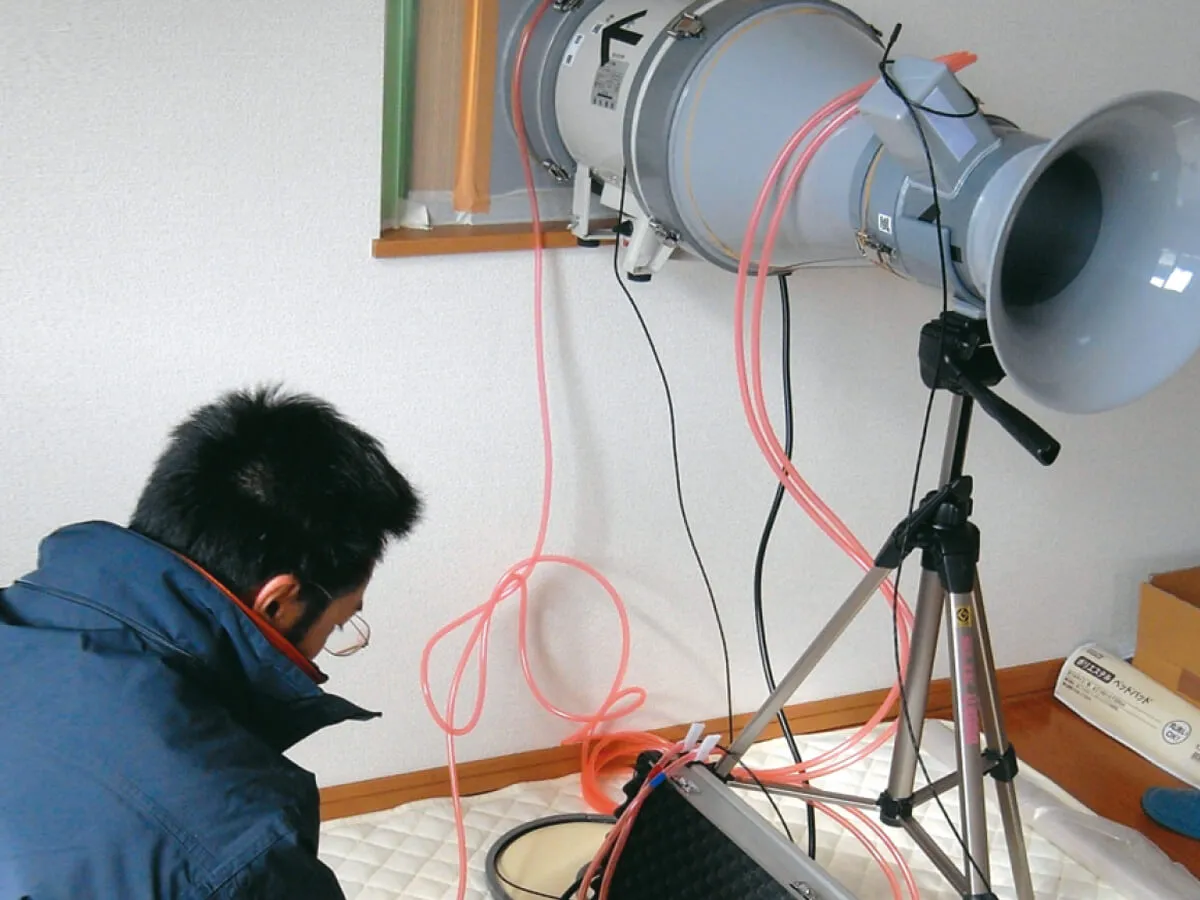 INDIの住環境診断〜気密性能測定
